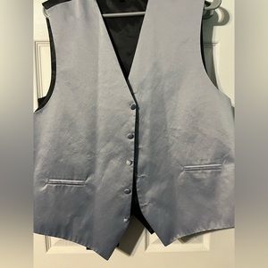 Mens vest silver large